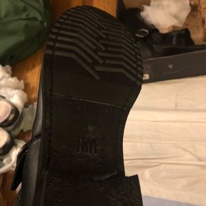 NIB (if you want box/extra shipping) never worn blk Frye buckle boots. Sz 10
